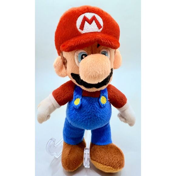 Super Mario Bros Plush Lot Of 6 Mario Toad Green Yoshi Rare Art 2010 - Picture 8 of 16